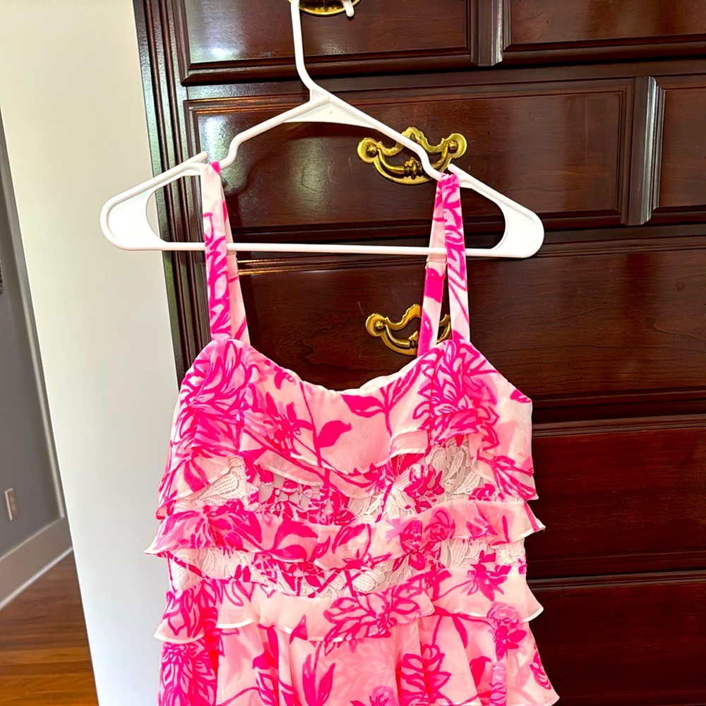 Lilly Pulitzer Pink Floral Camisole
